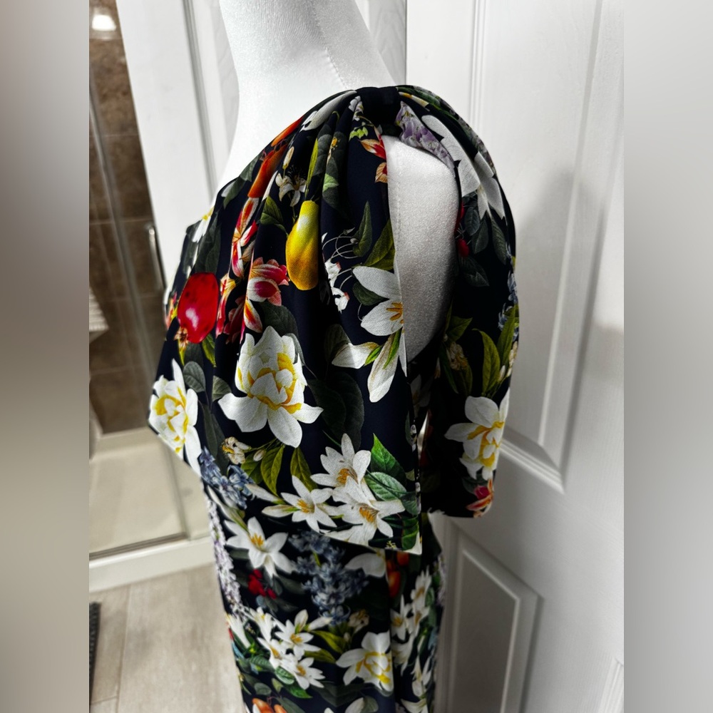 🌺🆕Sachin + Babi One Shoulder Chelsea Floral Gown, Size 4🌺 - Picture 6 of 16